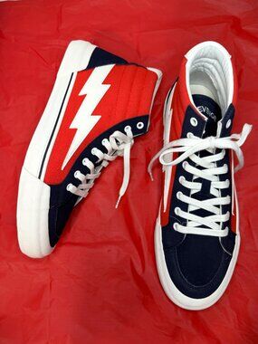 Revenge x Storm Vol. 2 Hi Top Red/Navy White Sneakers Rare New in Box